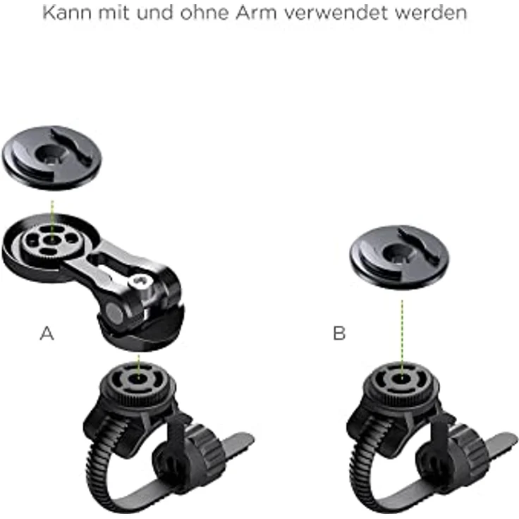 Sp Connect Phone Clamp, Smartphone Halterung für Universal Fahrradhaltung, Schwarz – Bild 6