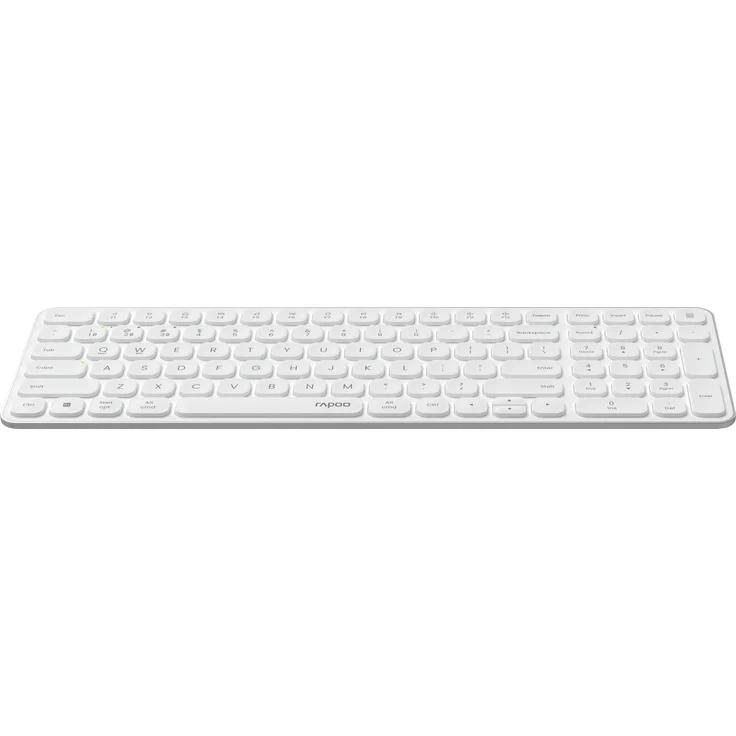 Rapoo E9310M, Ultraflache Multi-Mode-Tastatur, QWERTZ, Eloxierter Aluminiumgehäuse – Bild 1