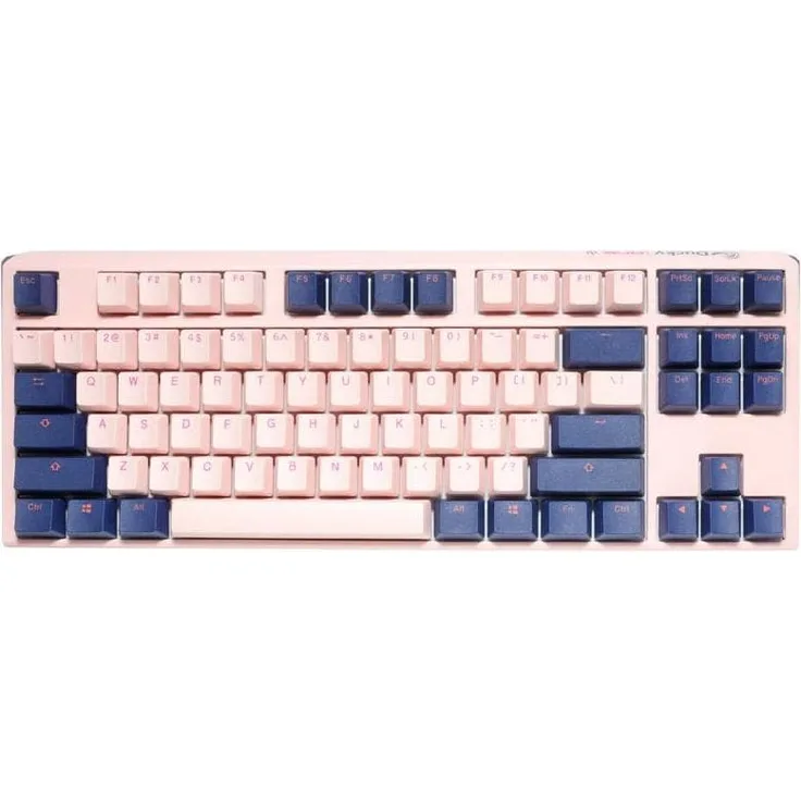 Ducky One 3 Fuji TKL Gaming Keyboard - MX-Blue (US), Mechanische Tastatur, Blau, Pink