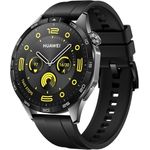 HUAWEI Watch GT 4 46mm Smartwatch, Bis zu 2 Wochen Akkulaufzeit, Android und iOS, Kalorienmanagement, Professionelles Gesundheitsmanagement, SpO2, GPS, Deutsche Version, Schwarz