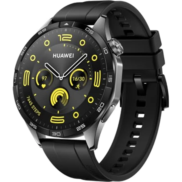 HUAWEI Watch GT 4 46mm Smartwatch, Bis zu 2 Wochen Akkulaufzeit, Android und iOS, Kalorienmanagement, Professionelles Gesundheitsmanagement, SpO2, GPS, Deutsche Version, Schwarz – Bild 1