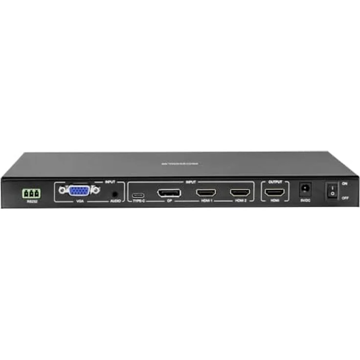 SpeaKa Professional SP-HDPS-300 HDMI-Switch, 4K Switch Box für industrielle Anwendungen, 3840 x 2160 Pixel – Bild 4