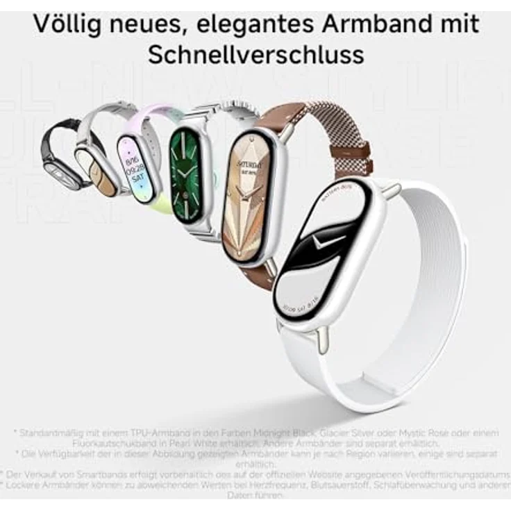 XIAOMI Smartband 10, Fitness Tracker mit AMOLED Touch-Display, 21 Tagen Akkulaufzeit, Mystic Rose – Bild 7