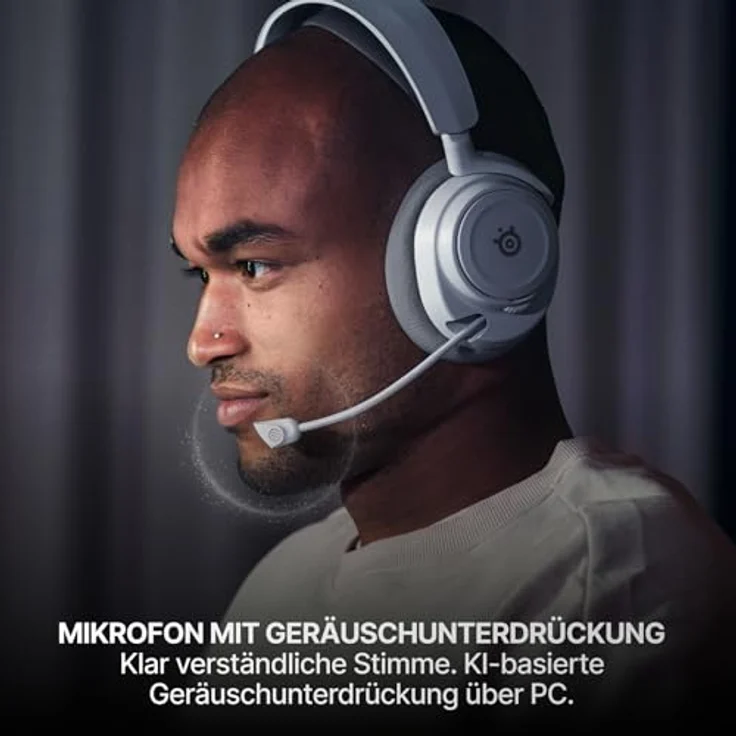 SteelSeries Arctis Nova 7P Gen 2, Kabelloses Gaming-Headset mit Rauschunterdrückung und Over-Ear-Design, Violett – Bild 7
