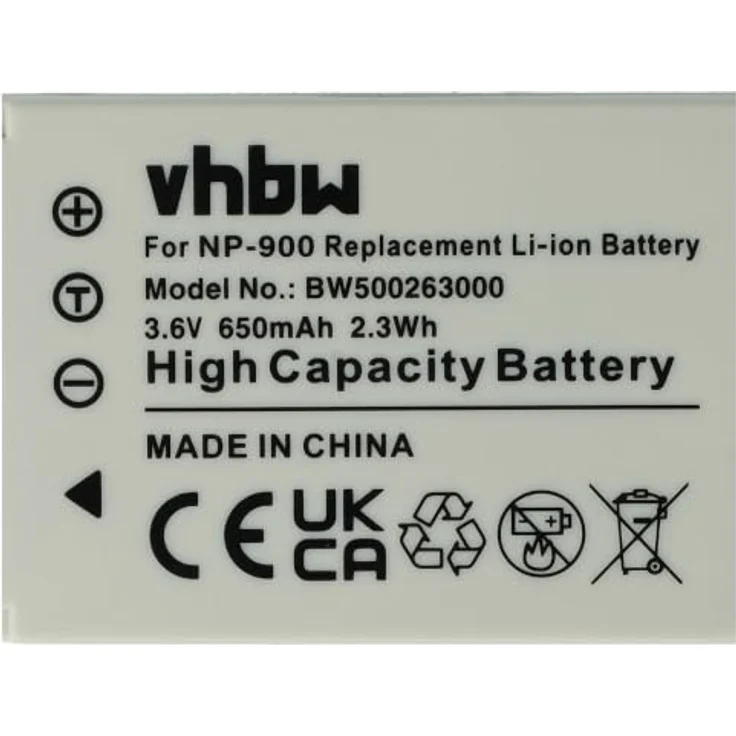 vhbw 2X Akku kompatibel mit Maginon Superslim XS7, Hochleistungs-Akkus mit 650 mAh und 3,6 Volt, wiederaufladbar – Bild 5