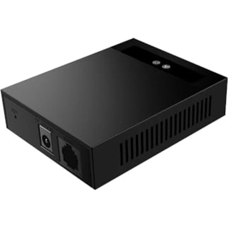 Fanvil PN1, 100 Mbit/s PowerLAN-Adapter, Kabelgebunden mit 1600 m Reichweite, schwarz, ABS-Gehäuse – Bild 2