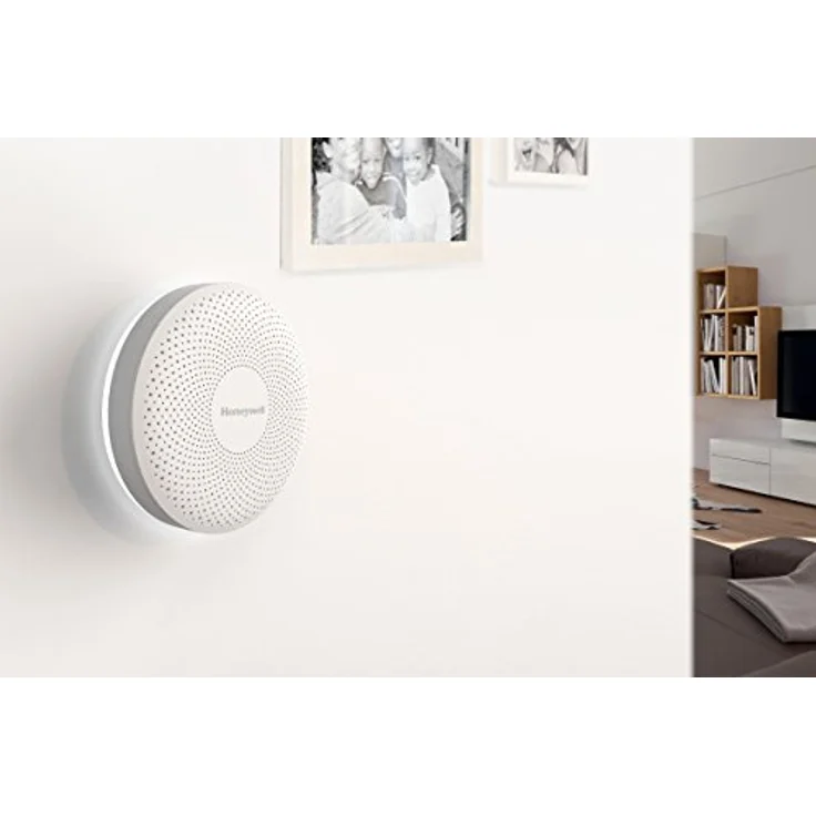Honeywell Home Funk-Gong-Set Rund mit Lautstärkeregelung, Lichtring und Klingeltaster, weiß, DCR313S – Bild 2