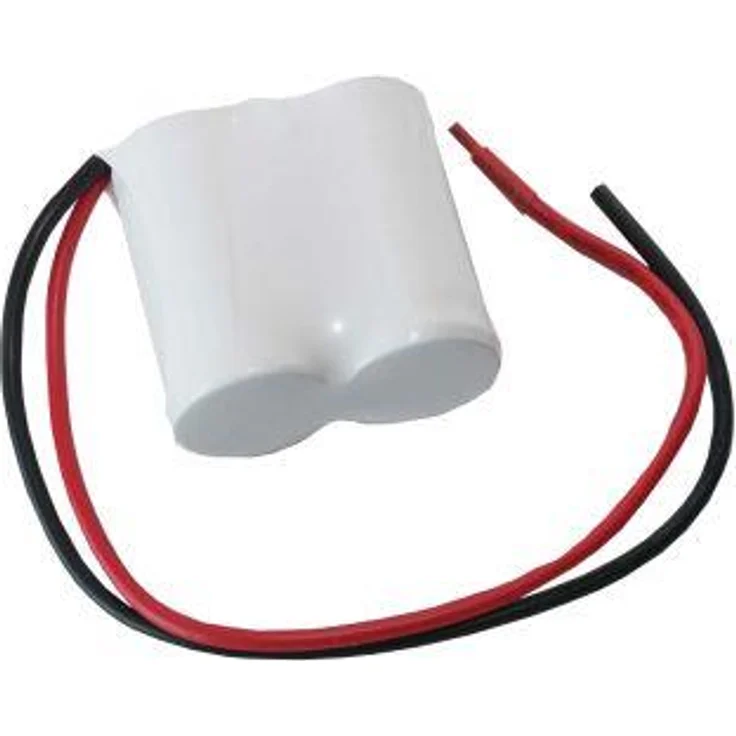 Akku Pack 2,4V 4000mAh für Notbeleuchtung Reihe NiCd F2x1 2xD-Hochtemperaturzellen Kabel