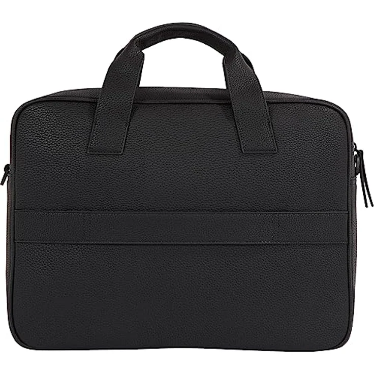 Tommy Hilfiger Herren Laptoptasche Essential PU Computer Bag 14 Zoll, Schwarz (Black), Einheitsgröße – Bild 2