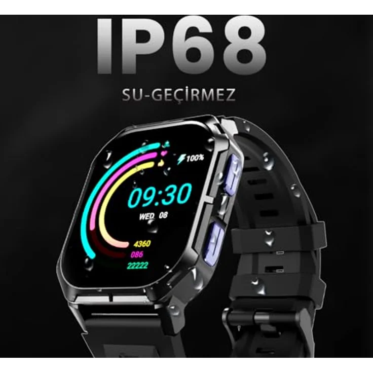 HiFuture FutureFit Ultra3 Smartwatch Orange (2" TFT Display, 100+ Sportmodi, IP68 wasserdicht) – Bild 6