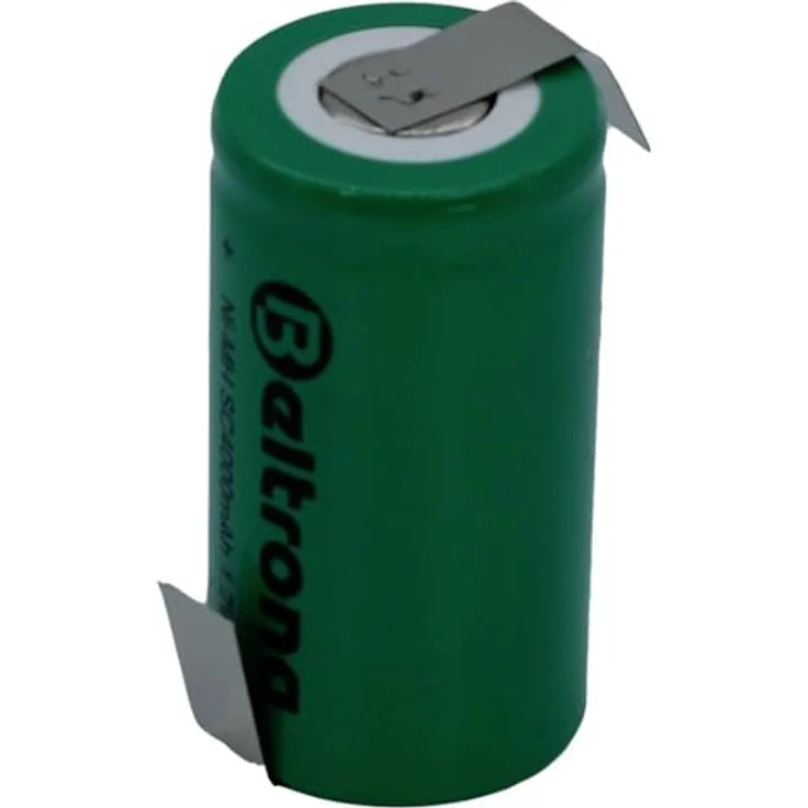 Beltrona SC4000 Spezial-Akku Sub-C NiMH 1.2 V 4000 mAh mit Z-Lötfahnen für schnurlose Telefone und Modellbau – Bild 2