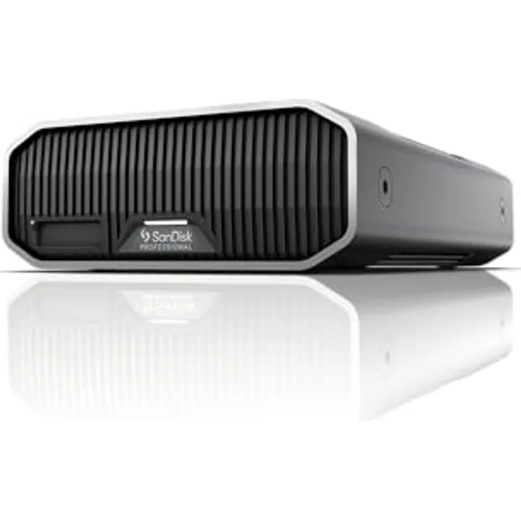 SanDisk Professional G-Drive Project 26 TB Hochkapazitäts-Festplatte, Thunderbolt 3, 7200RPM Ultrastar, bis zu 260MB/s Lesen, USB 10Gbps