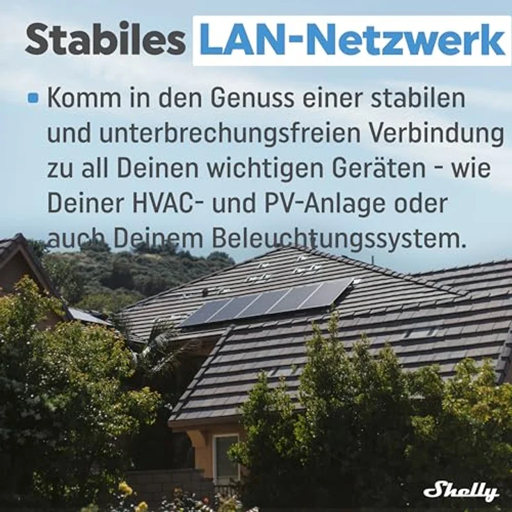 Shelly Hutschiene LAN Switch 5 Ports 10/100 Mbit Schwarz, Netzwerk Switch – Bild 6