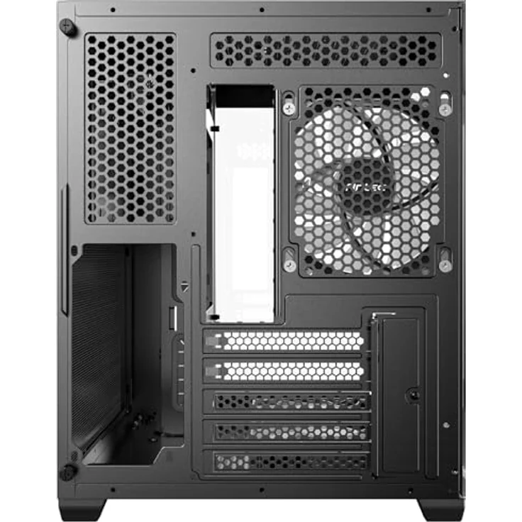 Antec CX60M ARGB Mini Tower Gehäuse, Micro-ATX, gehärtetes Glas, schwarz, mit optimiertem Airflow und Unterstützung für Flüssigkeitskühlung – Bild 3