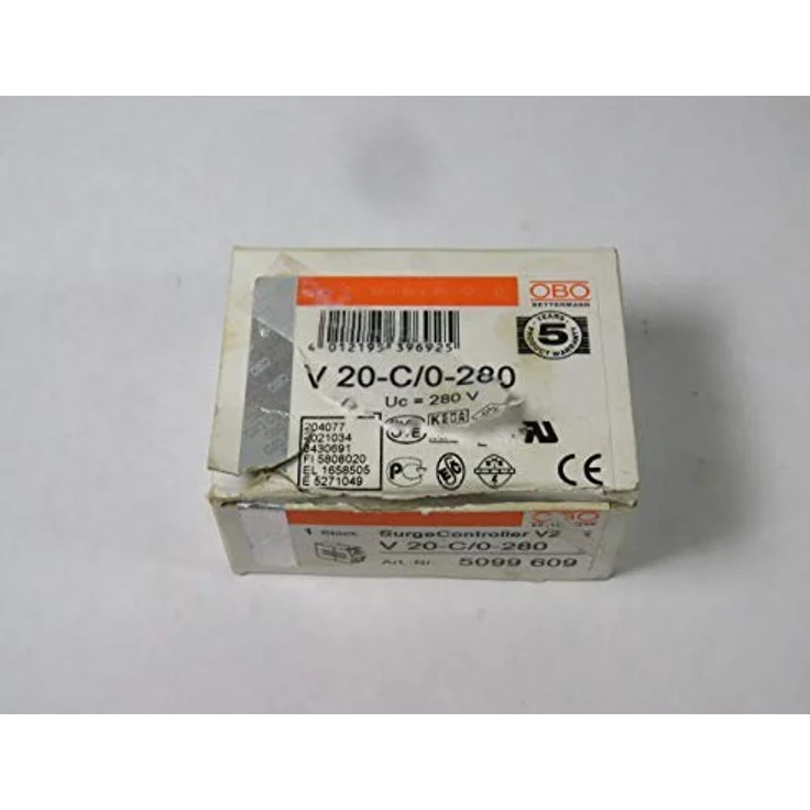 OBO SurgeController V20, Steckbares Oberteil mit VDE-Prüfung, 280V, inkl. thermischer Abtrennvorrichtung und Defektanzeige – Bild 3