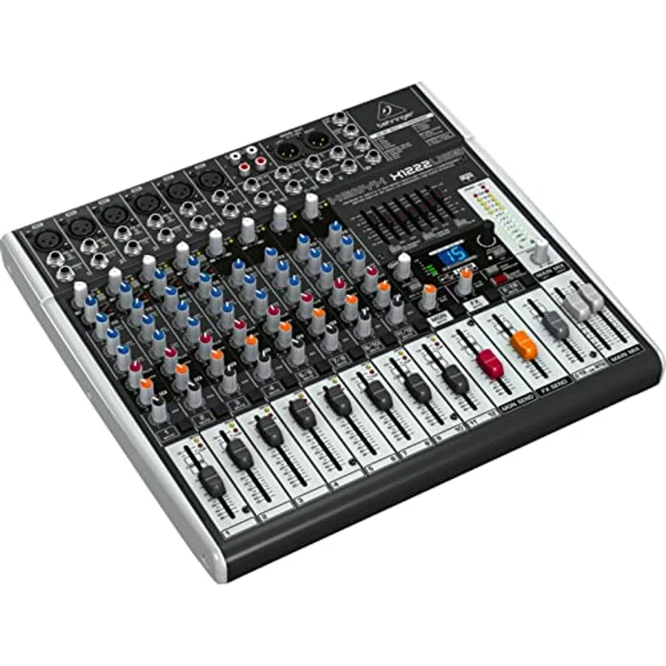 Behringer XENYX X1222USB 16-Kanal 2-2 Bus Mischpult mit XENYX Mic Preamps, 1-knob Kompressoren, 24-bit Multi-FX und USB Audio Interface – Bild 5