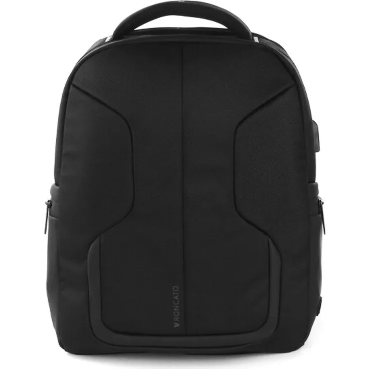 Roncato Surface Rucksack mit Laptopfach, 40 cm, 100% Polyester, schwarz