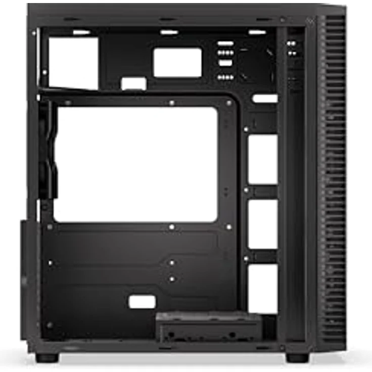 ENDORFY Armis 100 Solid, ATX PC-Gehäuse mit Stratus 120 PWM-Lüfter, Speicherkartenleser, EY2A015, schwarz – Bild 6