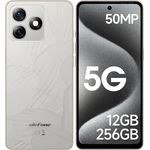 Ulefone Note 18 Ultra 5G Smartphone, 12GB+256GB 50MP Dual Kamera MTK Dimensity 720 5450mAh 18W 6,78" FHD+ 2.4K 90Hz Handy Android 13 Dual SIM Fingerabdruck ID NFC - Grau