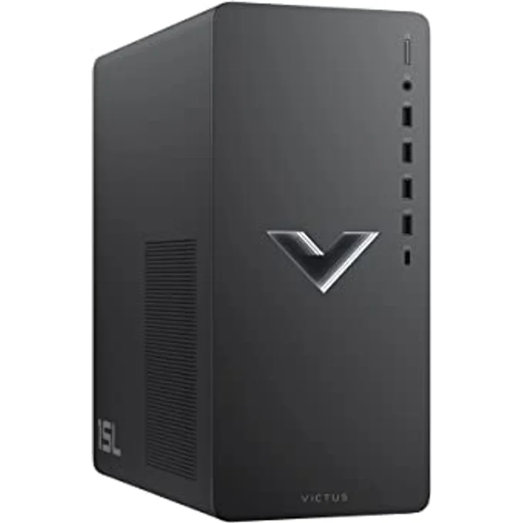 HP Victus by TG02-0128ng Desktop PC, AMD Ryzen 5-5500, 16GB RAM, 1TB SSD, NVIDIA GeForce RTX 4060, Silber, FreeDOS – Bild 1