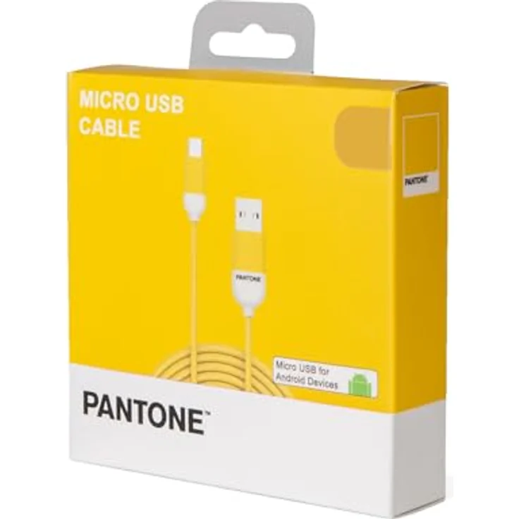 Celly PT-MC001-5Y Micro-USB Kabel, 1.5m, gelb, USB 2.0, 2.4A für mobile Geräte – Bild 5