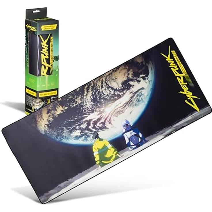 DEVplus Cyberpunk Edgerunners Moon (XXL), Mausmatte, Schwarz – Bild 2