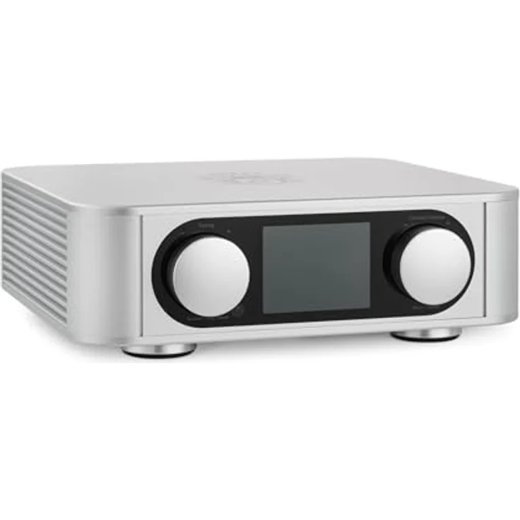 Block Elements 5.1 AV Receiver - 5.1 Surround Verstärker mit 5x50W, WLAN/Bluetooth, DAB+/FM, kompakt (Diamantsilber) – Bild 4