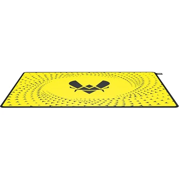 CHERRY XTRFY GP5, Gaming-Mauspad aus Stoff, L (460 x 400 x 4 mm), Glattes Speed-Pad, Vernähte Kanten, rutschfest, Waschbar, Vitality Yellow – Bild 3