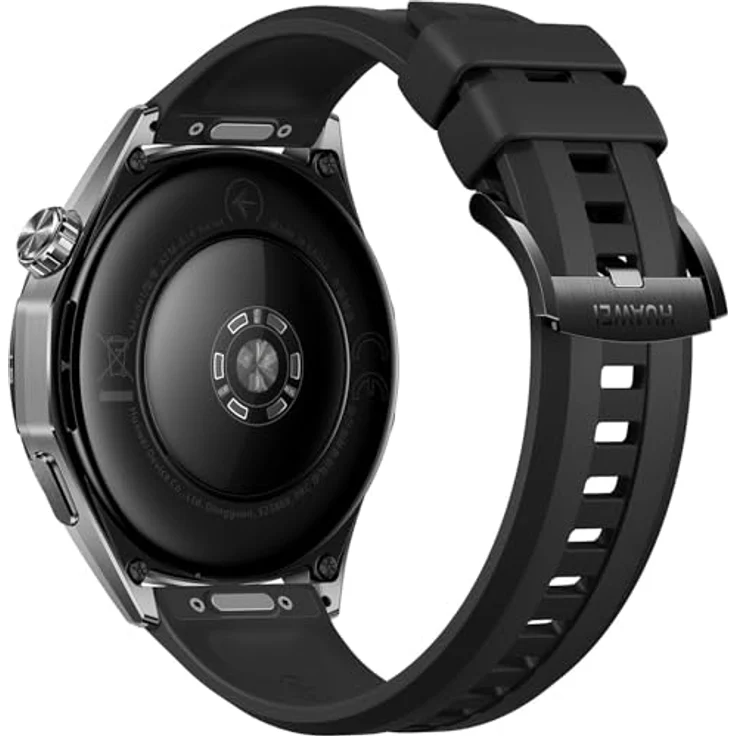 Huawei Watch GT 6, 46mm Smartwatch in Grau mit schwarzem Armband und umfangreichen Fitness-Features – Bild 3