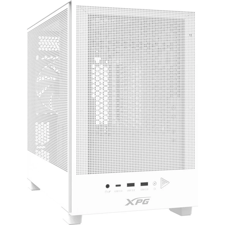 Adata XPG VALOR MESH NANO Midi Tower Gehäuse, M-ATX, weiß mit effektiver Belüftung