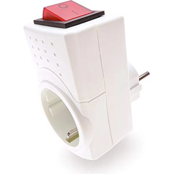 Zwischenstecker mit Schalter von 4smile.shop | beleuchtet – Bild 2