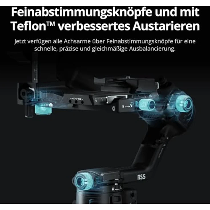 DJI RS 5 Combo, Gimbal mit intelligentem Tracking, Aktentaschengriff und 3 kg Nutzlast – Bild 7