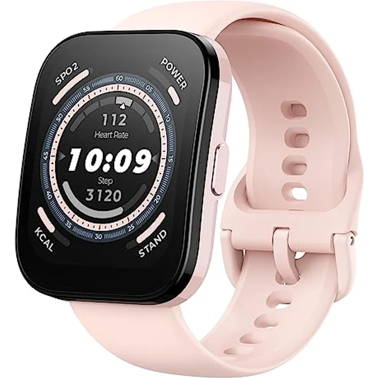 Amazfit Bip 5 Smartwatch mit Herzfrequenz, 1,91" Display mit 120 Sportmodi, Bluetooth-Anruf, GPS & 4 Satellitenpositionierungssysteme, Alexa, SpO2-Monitor, 10 Tage Akkulaufzeit für Damen Herren – Bild 1