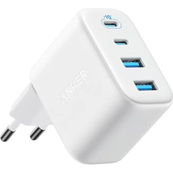 Anker Zolo 50W USB C Ladegerät, 4-Port Schnellladegerät mit 2 USB-C und 2 USB-A für iPhone 17 Pro Max/16/15/14/13-Serie, iPad, Pixel, Galaxy, MacBook (kompakt, ohne Kabel) – Bild 1