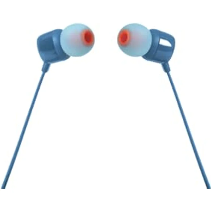 JBL Tune 160 In-Ear-Kopfhörer, Blau mit JBL Pure Bass Sound und 3-Tasten-Fernbedienung mit Mikrofon – Bild 2