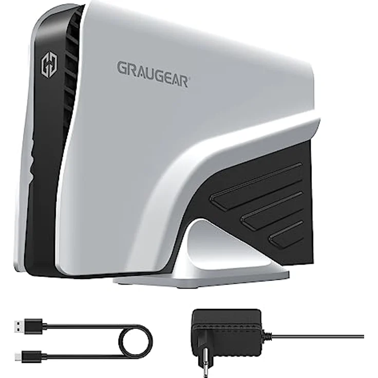 Graugear G-3501-A-10G (4 TB), Externe Festplatte mit blitzschneller USB 3.2 Type-C (Gen2) Verbindung – Bild 1