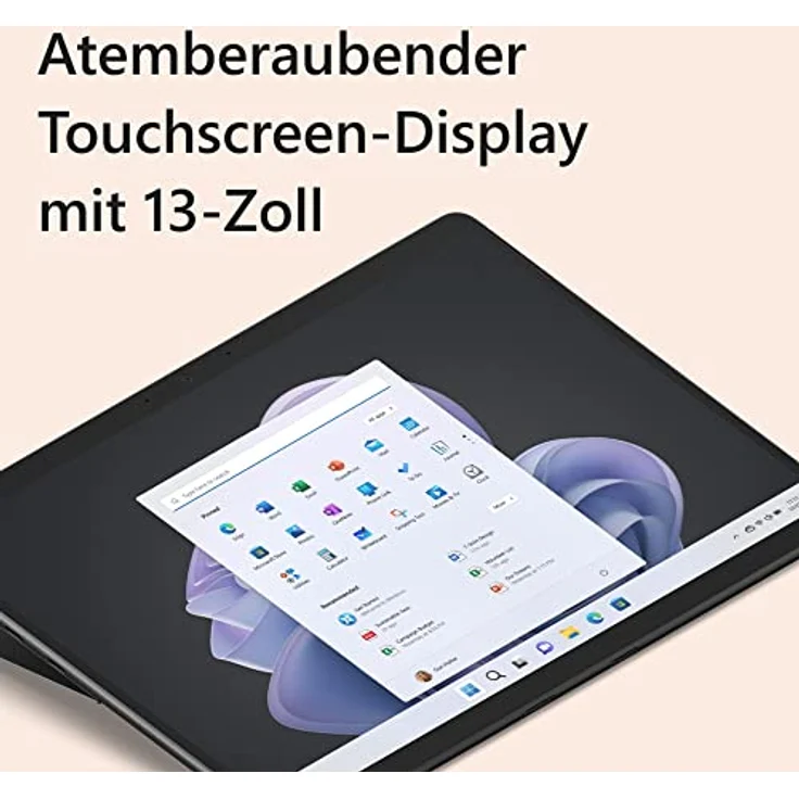 Microsoft Surface Pro 9, i5, 8GB RAM, 256GB SSD, Win 11 Home, 13 Zoll 2-in-1 Tablet/Laptop, Graphit, powered by Intel Evo Plattform – Bild 5