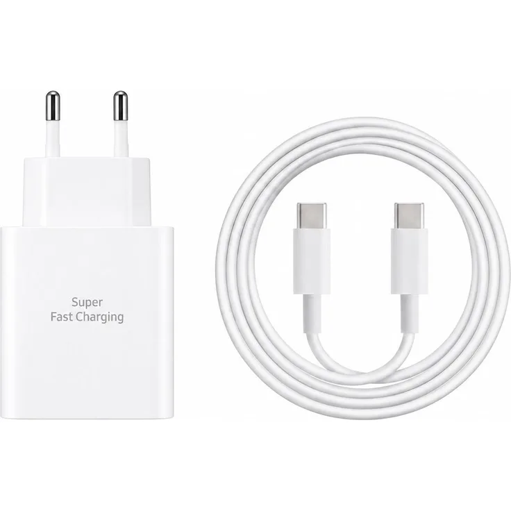 Ventarent 45W USB-C Ladeset für iPhone, 2 m, Weiß, mit Netzadapter und USB-C Kabel, PD/PPS-kompatibel