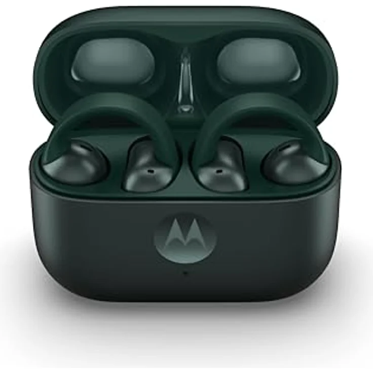 Motorola Moto Buds Loop, Kabellose In-Ear-Kopfhörer mit ANC, 8h Akkulaufzeit, Wasserdicht, Trekking Green – Bild 2