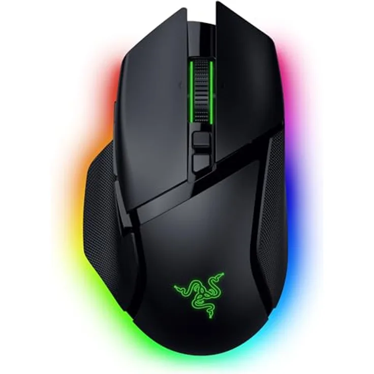 Razer Basilisk V3 Pro 35K - Kabellose ergonomische Gaming-Maus mit Chroma RGB - 35K optischer Sensor (schwarz)