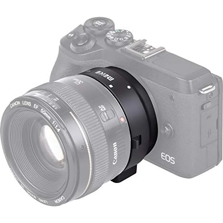 AF Autofokus Adapter EF/EF-S Canon Objektive an Canon EOS M Kamera von Meike – Bild 5