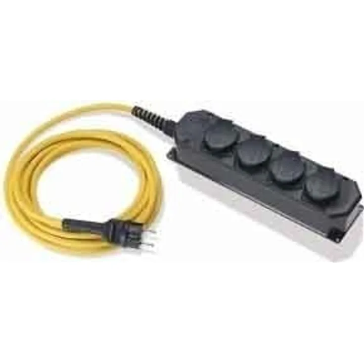 Espro Steckdosenleiste 1200030, 3 SCHUKO-Steckdosen, 5 m Zuleitung, mit Deckel