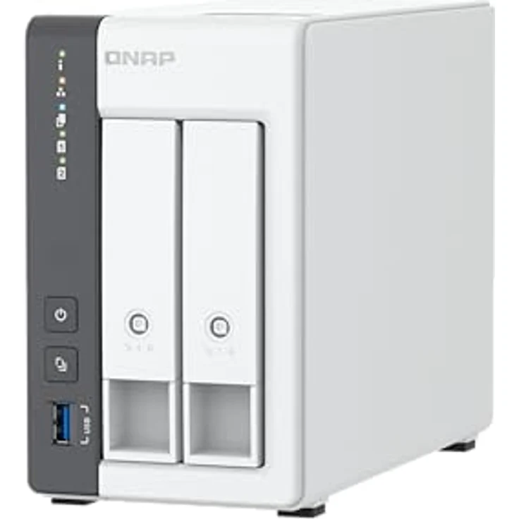 QNAP 2-bay ARM 4C 2.0GHz 2 x SATA 6Gb/s 3.5, NAS, Weiss – Bild 5