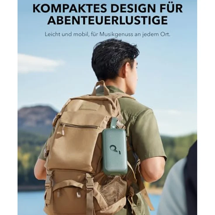soundcore Motion 300 kabelloser Hi-Res mobiler Lautsprecher mit BassUp, Bluetooth-Lautsprecher mit SmartTune-Technologie, 30W Stereo, 13h Spielzeit, IPX7 Wasserschutz, für Garten, Camping und Wandern – Bild 3