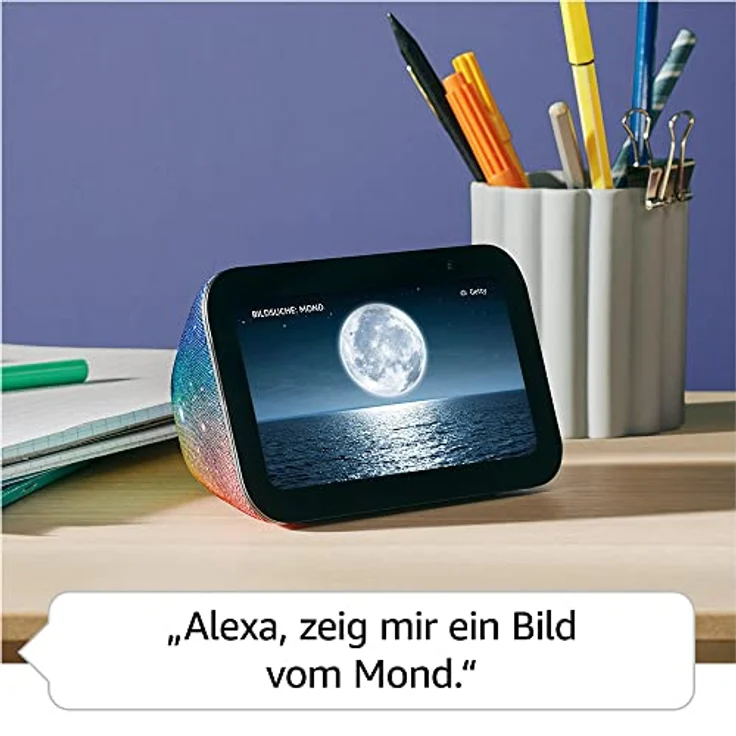 Wir stellen vor: Echo Show 5 (3. Gen.) Kids | Für Kinder entwickelt, mit Kindersicherung | Weltraum-Design – Bild 5