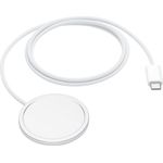 Apple MagSafe (1m) Wireless Charger - Kabelloses Laden mit bis zu 25 W, für iPhone 12 oder neuer, Weiß