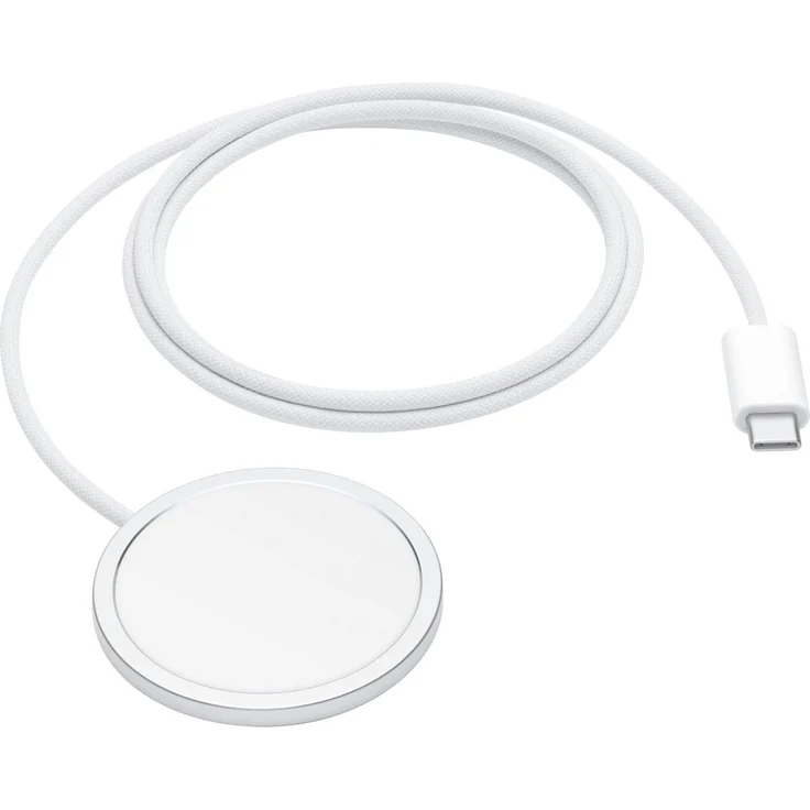Apple MagSafe (1m) Wireless Charger - Kabelloses Laden mit bis zu 25 W, für iPhone 12 oder neuer, Weiß – Bild 1