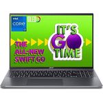 Acer Swift Go (SFG16-71-78CN) Ultrabook/Laptop | 16" 3.2K OLED 120Hz Display | Intel Core i7-1355U | 16 GB RAM | 512 GB SSD | Intel Iris Xe Grafik | Windows 11 | QWERTZ Tastatur | grau
