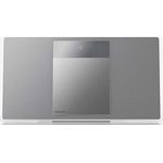 Panasonic Mini-Musiksystem SC-HC410EG-S (CD Player, 2x 20 W), Stereoanlage, Silber