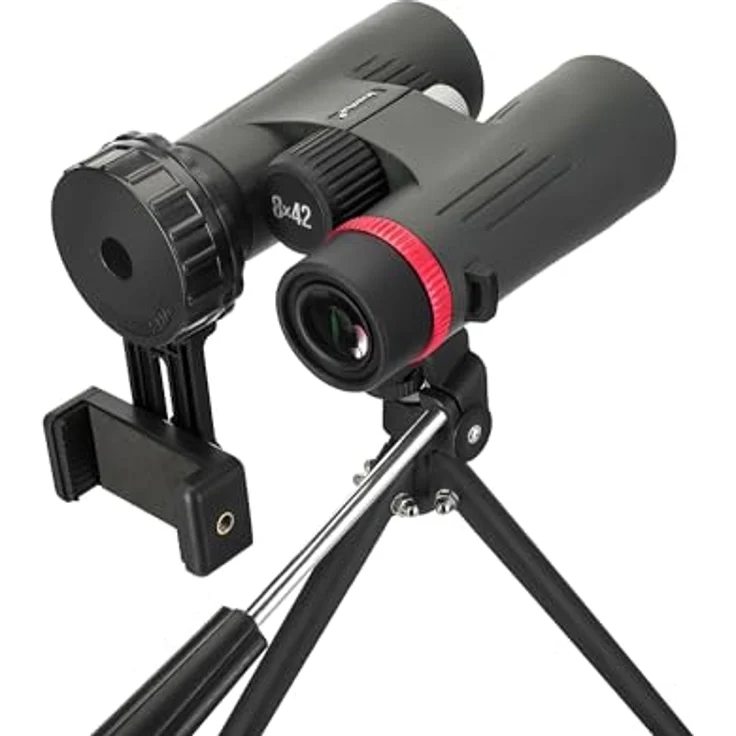 Levenhuk Kelvin Snap 8x42, Fotofernglas mit Smartphone-Kompatibilität und Bluetooth-Fernauslöser – Bild 7